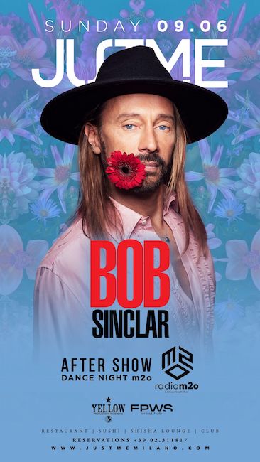 bob sinclar justme 9 giugno 2024