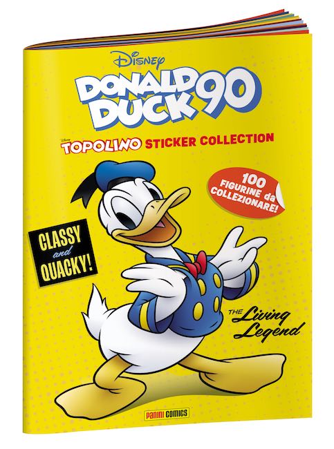 Topolino Sticker Collection Donald Duck 90 con 100 figurine