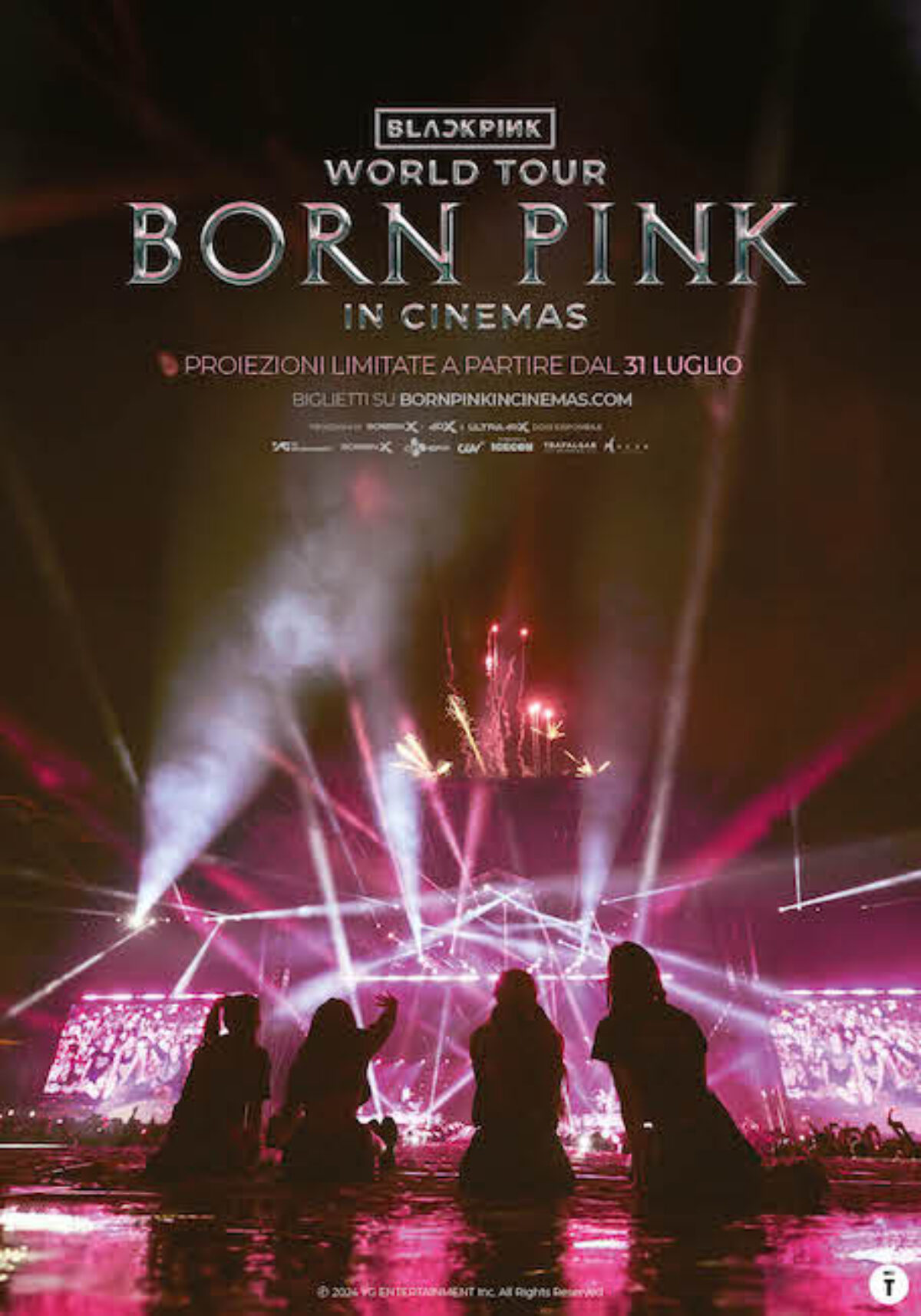 Blackpink Born Pink, il film concerto tributo del tour al cinema