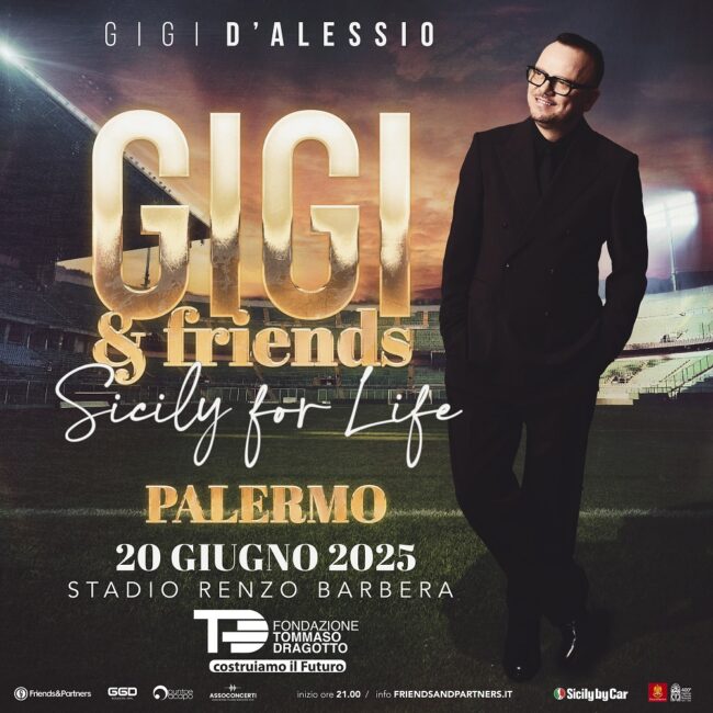 Gigi & Friends, un grande concerto per donare un futuro migliore ai bambini siciliani