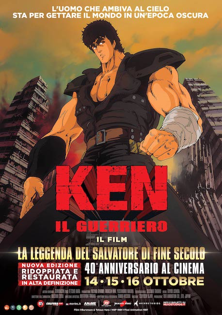 “Ken il Guerriero” il film per i 40 anni dal debutto della serie anime