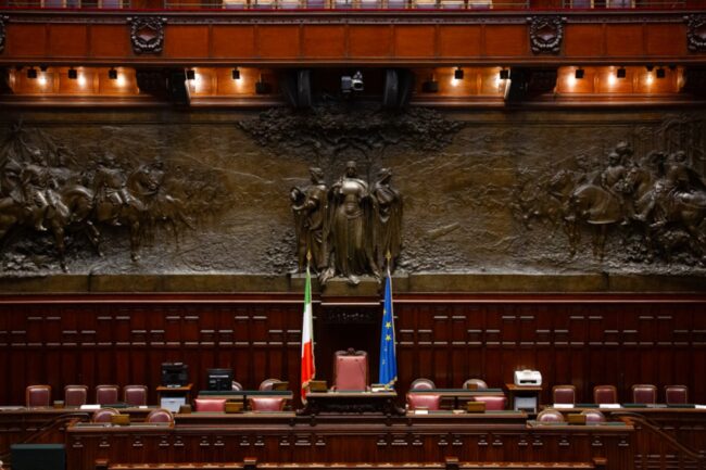 Anniversario Calandra, le immagini del suo fregio nell’Aula di Montecitorio