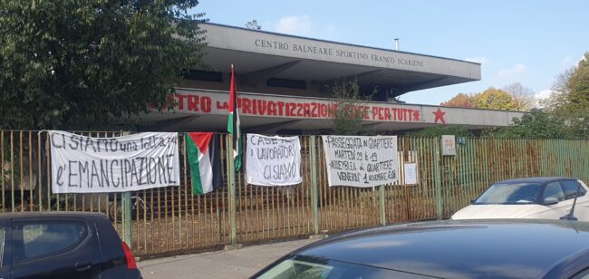 La Piscina Scarioni, nel Municipio 9 di Milano, ancora occupata abusivamente