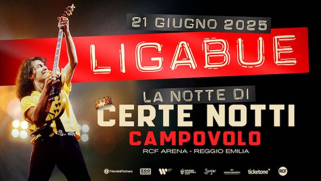 “La notte di certe notti”, concerto di Ligabue a Campovolo 2025