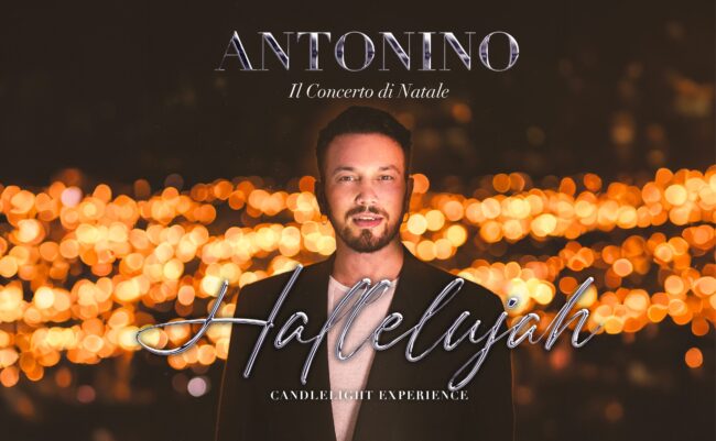 Antonino torna con “Hallelujah – Il Concerto di Natale”