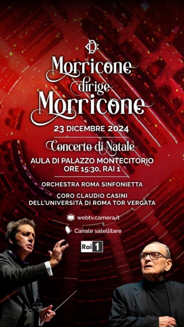 Concerto di Natale alla Camera, dirige il Maestro Andrea Morricone