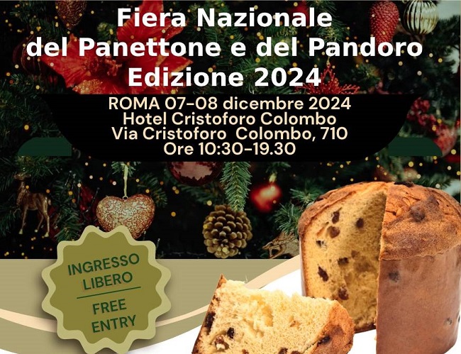 Torna la Fiera Nazionale del Panettone e del Pandoro di Roma