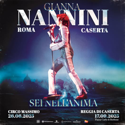 Gianna Nannini, due nuovi speciali rock show al Circo Massimo di Roma e alla Reggia di Caserta