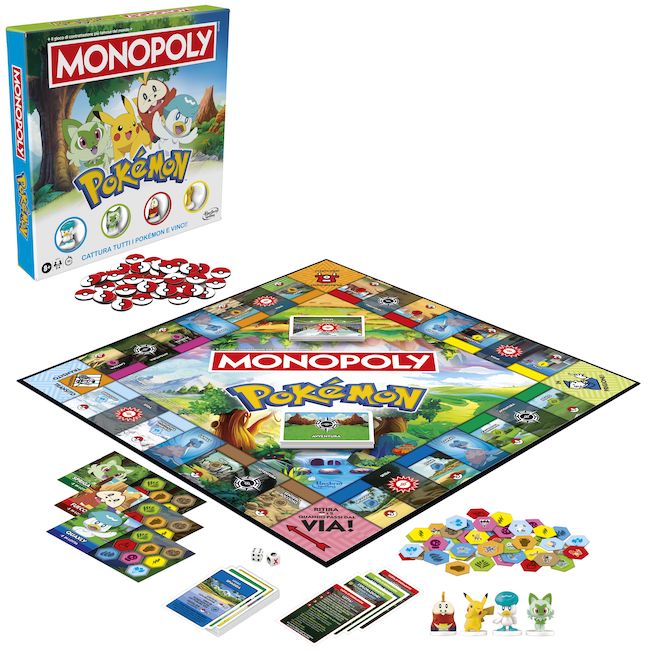 Monopoly Pokémon edition per i festeggiare i suoi 90 anni