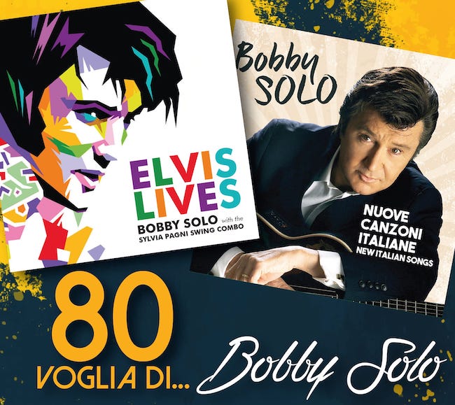 “80…Voglia di Bobby Solo”, la tracklist del nuovo disco